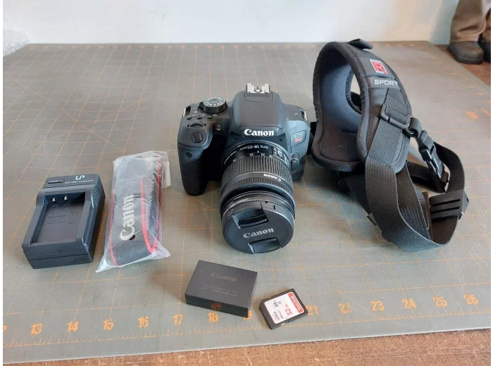 Canon EOS Rebel T7i 18-55mm STM Lens DSLR Camera