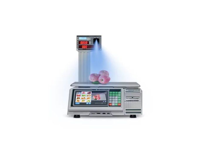30KG Digital Label Weighing Scales Electronic Weighting Scale with Touch Screen and AI Recognition