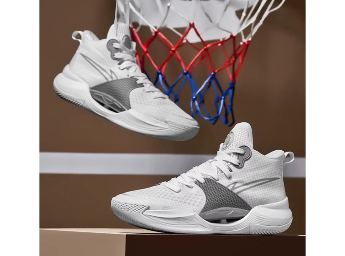 Rubber Soled Basketball Shoes Size 48 White