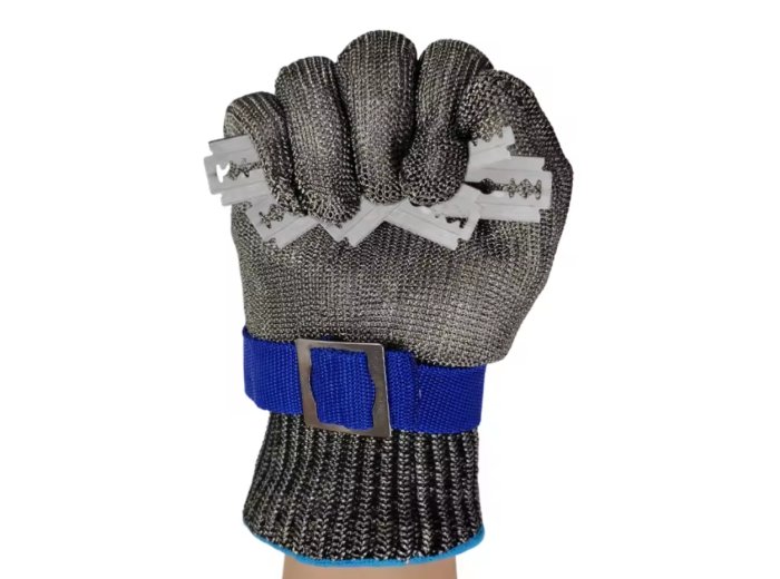 Cut Resistant Gloves Food Grade Stainless Steel Wire Mesh Metal Gloves Knife Cutting Gloves for Kitchen Butche