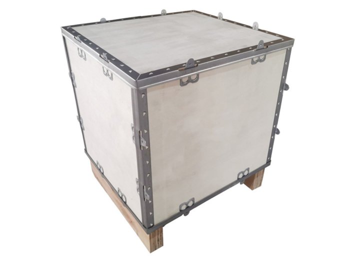 Timber Shipping Box for Transporting Machinery Parts