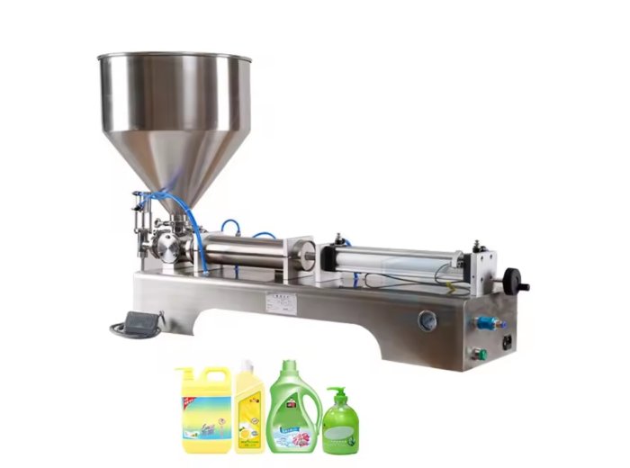 Small Liquid Hand Washer Plastic Glass Bottle Shampoo Filling Machine