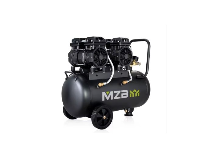 50L Electric Dual-Motor 50L Air Compressor OIl-Free