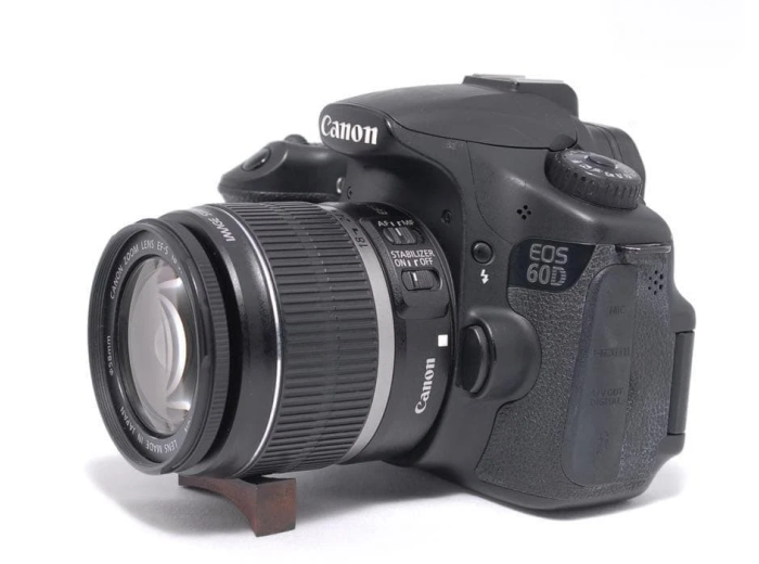 Canon 60d with 18-55mm lens