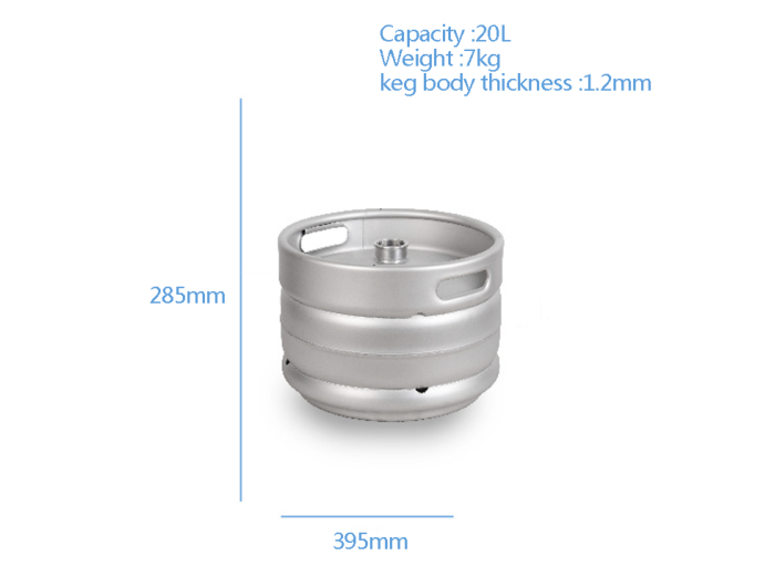 EU-001 EU standard 20L 304 Stainless Steel