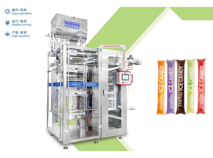 Multi-Lane Ice Pop Packing Machine