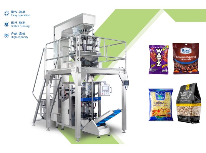 Automatic VFFS Packing Machine With Multihead Weigher