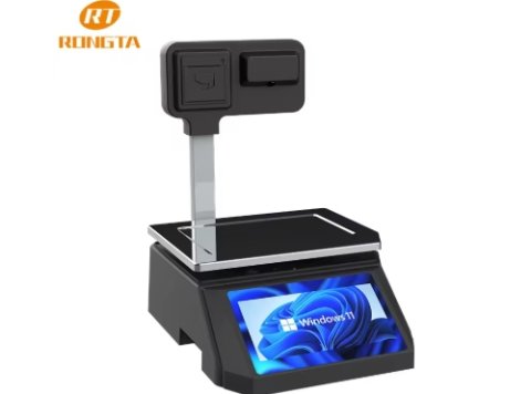 AI Recognition Electronic Digital Scales and Barcode Label Printers Suitable for Supermarket Retail