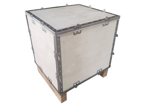 Timber Shipping Box for Transporting Machinery Parts