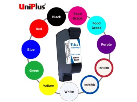 Quick Dry Various Colors Solvent-Based Ink Cartridge for Handheld Printer Machine