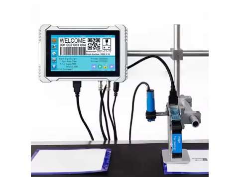 12.7mm Inkjet Printer Online Batch Coding Machine