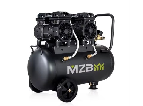 50L Electric Dual-Motor 50L Air Compressor OIl-Free