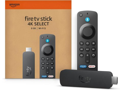 Amazon Fire TV Stick 4K Select (newest model), start streaming in 4K, AI-powered search, and free & live TV