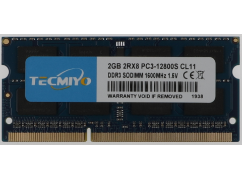 DDR3 2GB 1600MHz SODIMM