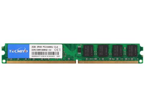 DDR2 2GB 800MHz DIMM-Narrow version
