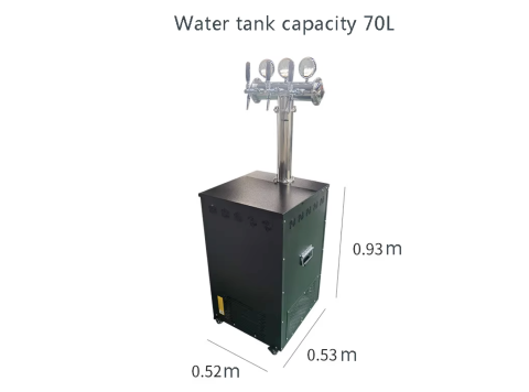 BEW-14 310W 2~4℃ compressor R290 Ice Bank Water-cooling 70L Black