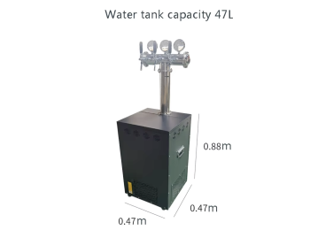 BEW-12 310W 2~4℃ compressor R290 Ice Bank Water-cooling 47L Black