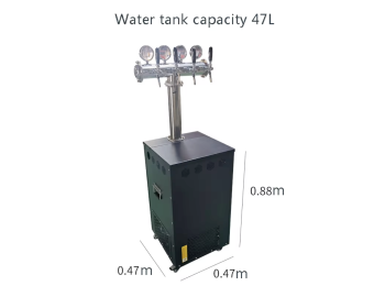 BEW-13 310W 2~4℃ compressor R290 Ice Bank Water-cooling 47L Black