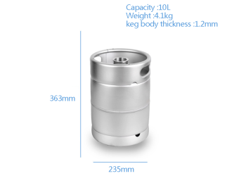 US-001 US standard 10L 304 Stainless Steel