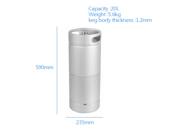 US-002 US standard 20L 304 Stainless Steel