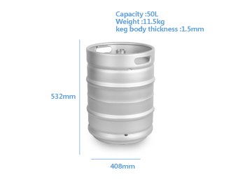 EU-003 EU standard 50L 304 Stainless Steel