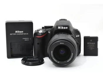 Nikon d5100 with 18-55mm lens