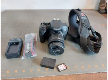 Canon EOS Rebel T7i 18-55mm STM Lens DSLR Camera