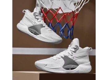 Rubber Soled Basketball Shoes Size 40 White