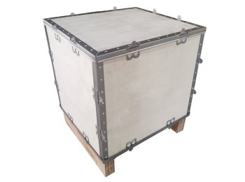 Timber Shipping Box for Transporting Machinery Parts