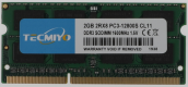 DDR3 2GB 1600MHz SODIMM