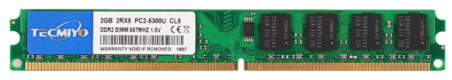 DDR2 2GB 667MHz DIMM-Narrow version