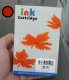 Magenta 12.7mm Color Ink Cartridges for Handheld Inkjet