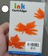White 12.7mm Color Ink Cartridges for Handheld Inkjet