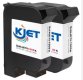 SolkJet3180K Half Inch Black Fast Drying Solvent Based Ink Cartridge
